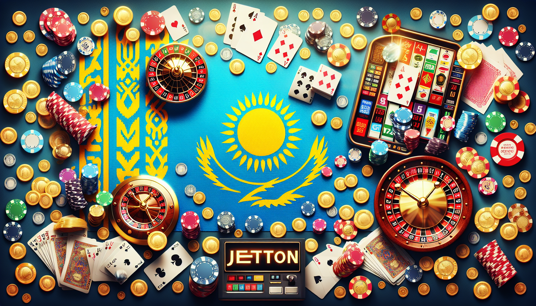 Логотип онлайн казино JetTon на темном фоне